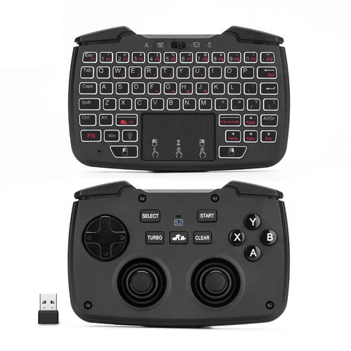 RK707 2.4GHz Controller di Gioco Portatile Tastiera Mouse Combo Funzione T4415 prezzo ebay