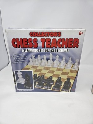  Collector's Chess Teacher Learning Set for Beginners Sealed 