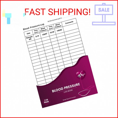 #ad Blood Pressure Log Book: Simple Daily Blood Pressure Log Keeping track of your $6.06