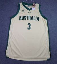 Boomers Australia 2024 Away Basketball Jersey Men XL Yellow Giddey #3 NWT NEW