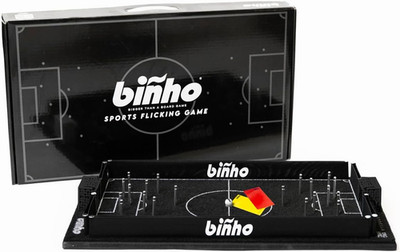 Binho Board Classic Board Game - 2-Player Fast-Paced Finger Flick Pinball Family