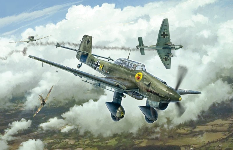 ✅ITALERI 2807 -1:48 Junkers JU-87B Stuka Aerei da bombardamento e ricognizione - Immagine 2 di 4