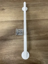 ICO Bath V63142 Volkano Summit 18" Towel Bar, Matte White - READ -