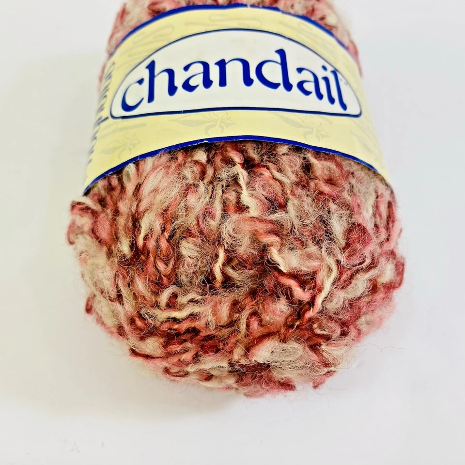 Reynolds Chandail Yarn 80% Wool 20% Acrylic Color #1440 Rose Quartz Bulky France - Image 2 of 4