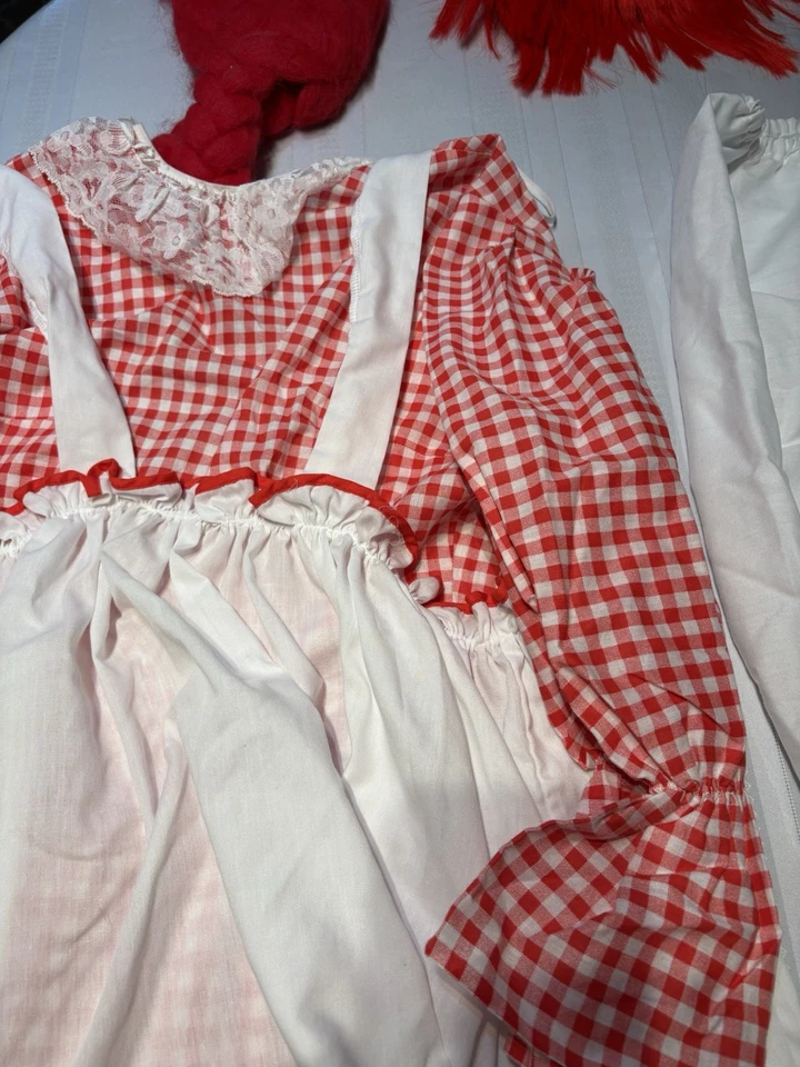 Ragedy Ann Wig & Costume, Andy Wig Only, Vintage, Adult Small, See Details — 第 4/4 张图片