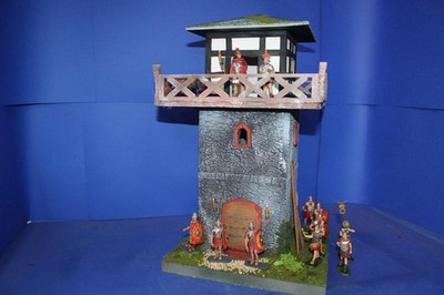 70030 Römischer Limes Turm Serdica zu 7cm, Fertigmodell in Mischbauweise, GMK