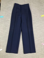 Levi's Pants Womens 10 23 Navy Blue Dress Slacks High Waist Wide Leg 70s 80s