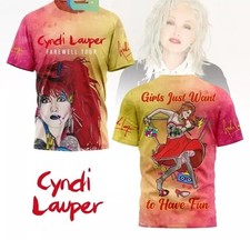 Cyndi Lauper Farewell Tour 3D Shirt Unisex