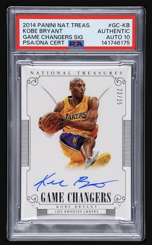 2014 National Treasures Kobe Bryant /25 PSA 10 Dead Centered Perfect Auto READ🔥