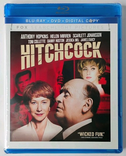 Hitchcock Blu-ray DVD neu versiegelt kostenloser Versand Anthony Hopkins Ultraviolett 2013