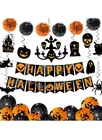 RMMD Halloween Party Decorations Set with Happy Halloween Banner Halloween Paper