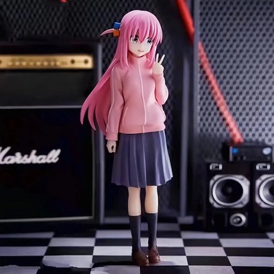 16CM Bocchi The Rock Gotoh Hitori Anime Figure Guitar Girl Model Desktop Decor