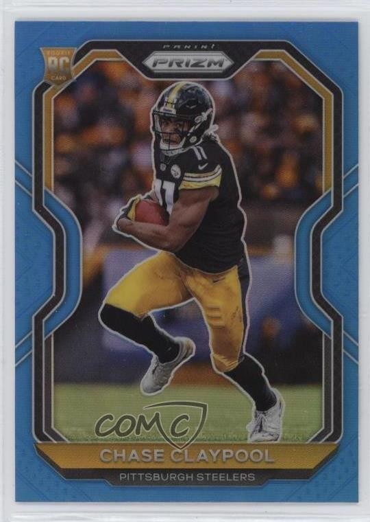 2020 Panini Prizm Rookie Light Blue Prizm Chase Claypool #392 Rookie RC 1u6