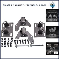 Complete Ls Engine Mount Adapter Kit For Chevrolet G-body Vehicles 1973-1988