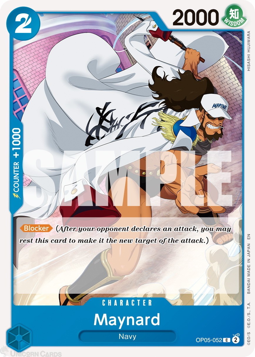 OP05-052 Maynard : Common Normal English One Piece TCG Card : PRB02: One Piece C