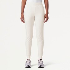 JAANUU Rubi Slim Scrub Jogger Frost Large Regular Scrub Bottoms Comfortable Fit