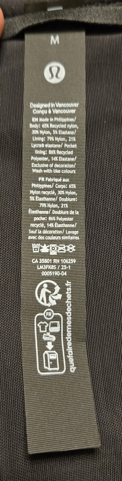 Lululemon Windproof Full Zip Stretch Active Golf … - image 6