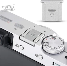 Silver Camera Hot Shoe Cover Protector Cap for Fujifilm X-T5 X-T4 X-T3 X-T2 X-T