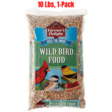 Wagner's 53002 Farmer's Delight Wild Bird Food with Cherry Flavor, 10-Lbs 1-Pack