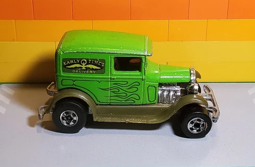 Vintage 1978 Hot Wheels A-Ok Early Times 1932 Delivery Van Truck Green Hong Kong