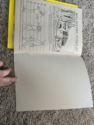 Livre d'activités de coloriage Scooby-Doo & A Mummy Too/Swamp Tromp 1998 Cartoon Network - Photo 15/15