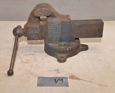 Rare Yost 203 1/2 swivel base bench vise collectible blacksmith knife maker V1