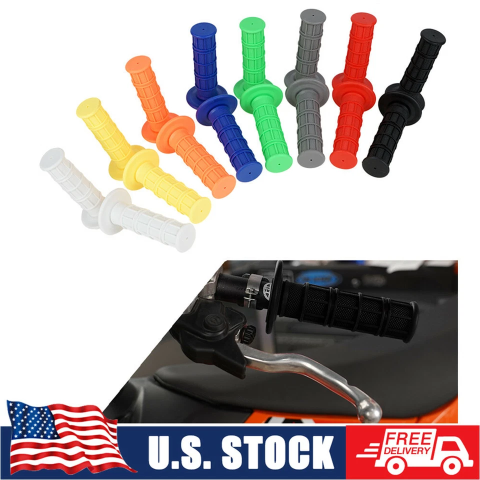 7/8 & 1 Hand Grip Handlebar Rubber For Suzuki DR100 DR200SE DR250 DR650SE DRZ400 Foto 2 de 4