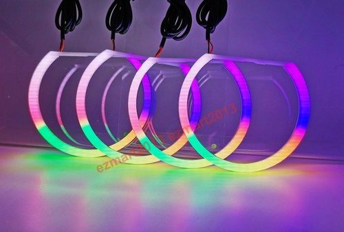 for BMW E39 M5 LCI 01-03 Dream color Chasing RGB LED halo ring DRL Turn Signal - Picture 12 of 21
