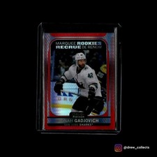 2021-22 O-Pee-Chee Platinum #247 Jonah Gadjovich San Jose Sharks Red Prism