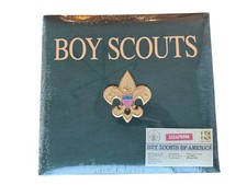 K Company Boy Scouts of America Scrapbook Album Green Emblem 12x12 2005 NEW BSA