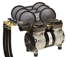 1/2 HP Rocking Piston Pond Aeration Kit w/ Quick Sinking Diffusers