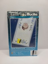 Bucilla Special Edition Stamped Dresser Scarf Morning Glory 63224 SEALED