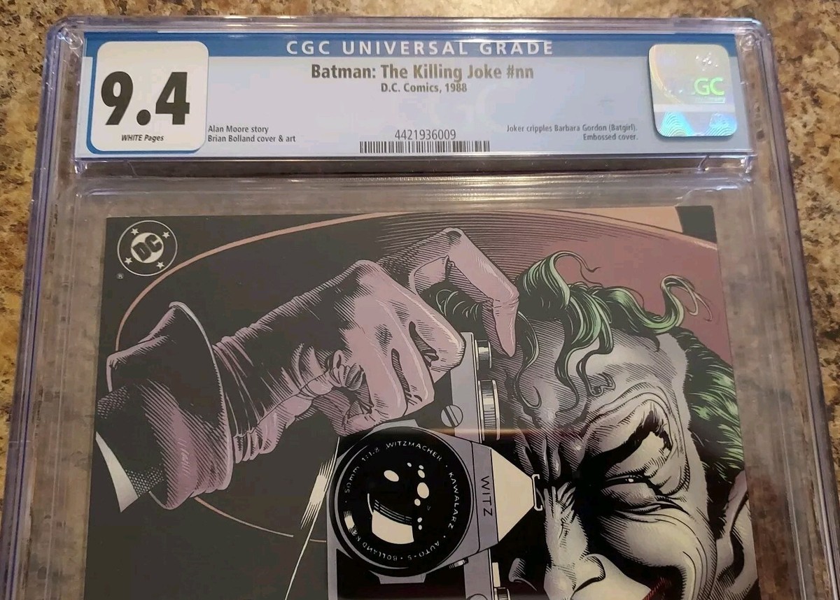 Batman: The Killing Joke CGC 9.4 NM 1st Print Variant Joker