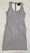 Dolce & Gabanna Sleeveless Summer Dress Horizontal Blue/White Stripes Sz S