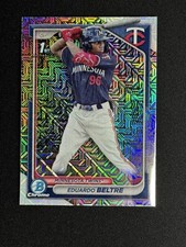 2024 Bowman Chrome Eduardo Beltre #BCP-170 Mega Box Mojo Refractor Twins