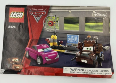 Lego Disney Cars 8424 Instructional Manual Only 2011 - Image 1 of 2