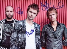 MUSE ENTIRE GROUP AUTOGRAPHED SIGNED A4 POSTER PHOTO PRINT