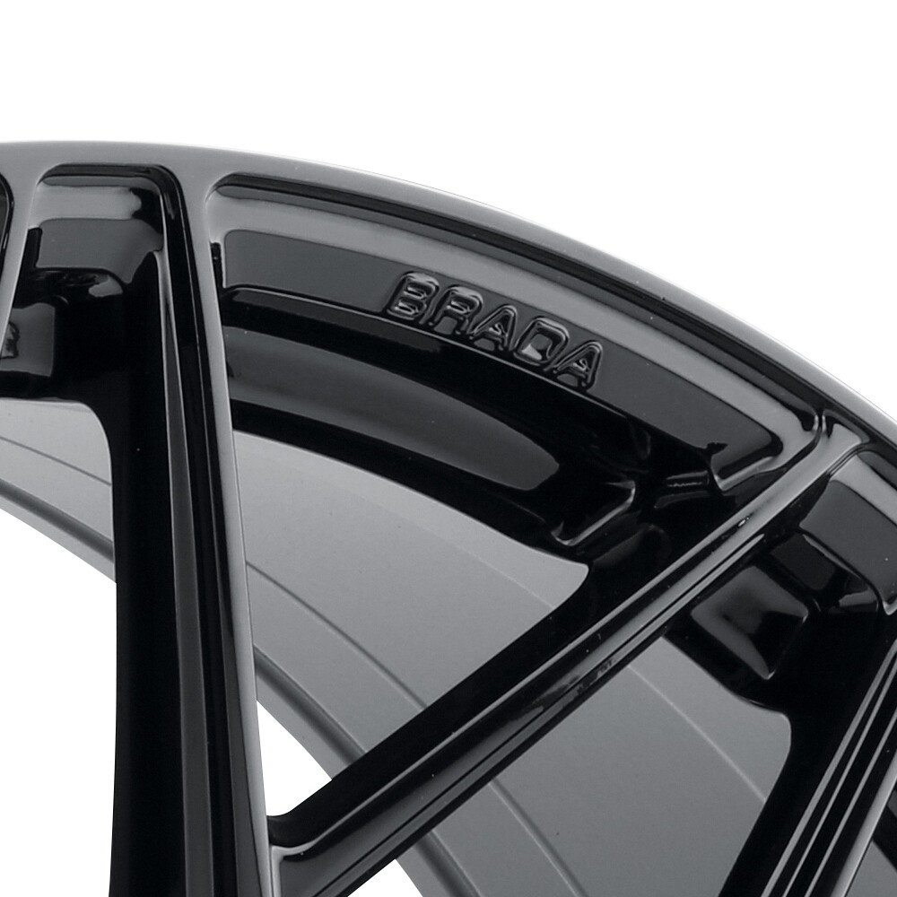 20" Brada CX3 20x9 20x11 Black Forged Concave Wheels Rims Fits Audi R8 Gen 2/3