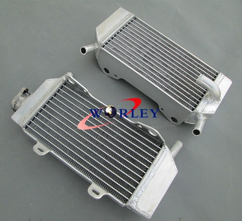 L+R Aluminum Radiateur Pour 2004-2009 Honda CRF250X CRF250R 2005 2006 2007 2008 - Photo 5/5