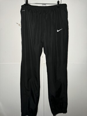 Nike Women's Woven Cuffed Libero Trousers Size L Black UK