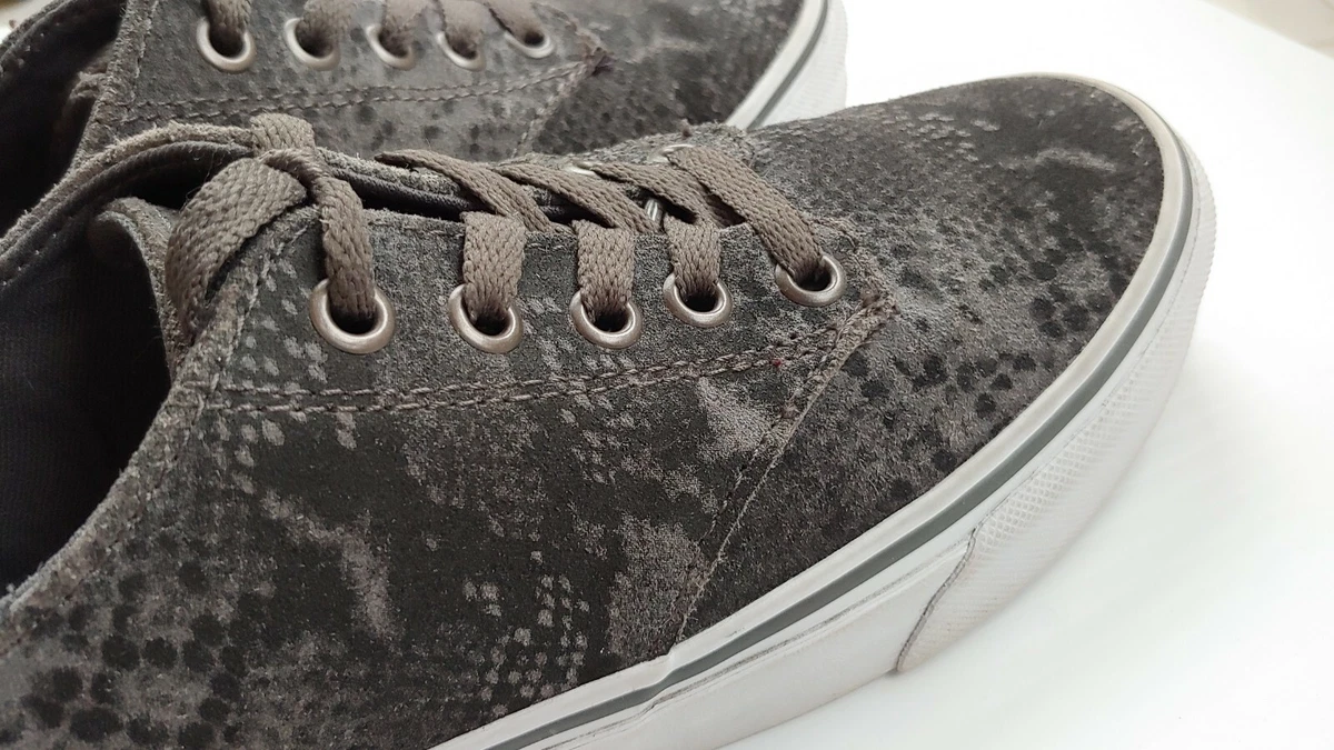 Vans snakeskin plimsolls top