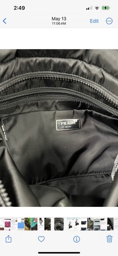 Authentic Prada Logo Stripe Tessuto Messenger Bag Pristine Condition - Picture 18 of 20