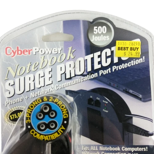 CyberPower Notebook Surge Protector CPS500NBP - Image 3 of 4
