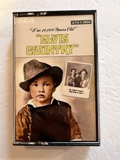 Vtg Elvis Presley-"I'm 10,000 Years Old"-"Elvis Country" Cassette RCA Victor