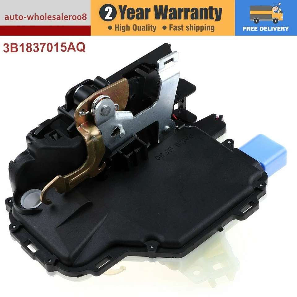 Front Left Door Lock Actuator Fits For VW Polo Transporter T5 Skoda 3B1837015AQ - Image 3 of 4