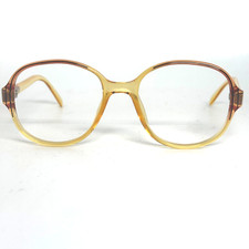 Terri Brogan 8818 Brown Clear Eyeglasses Frames Yugoslavia H15670