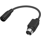 3 Pin Mini Din Connector to 5.5 x 2.1 mm Female DC Power Extension Cable for DVD