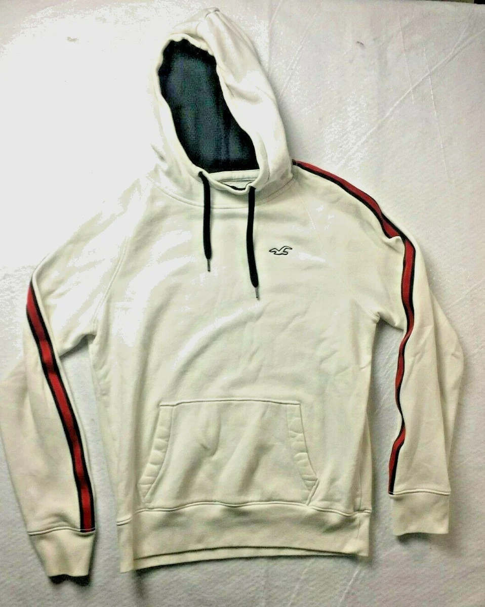 Red stripe hoodie sale