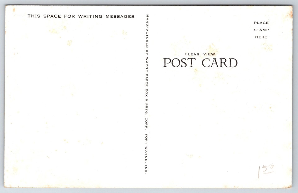 South Whitley IndianaEel River Bridge Side View1940s Silver Border Postcard eBay