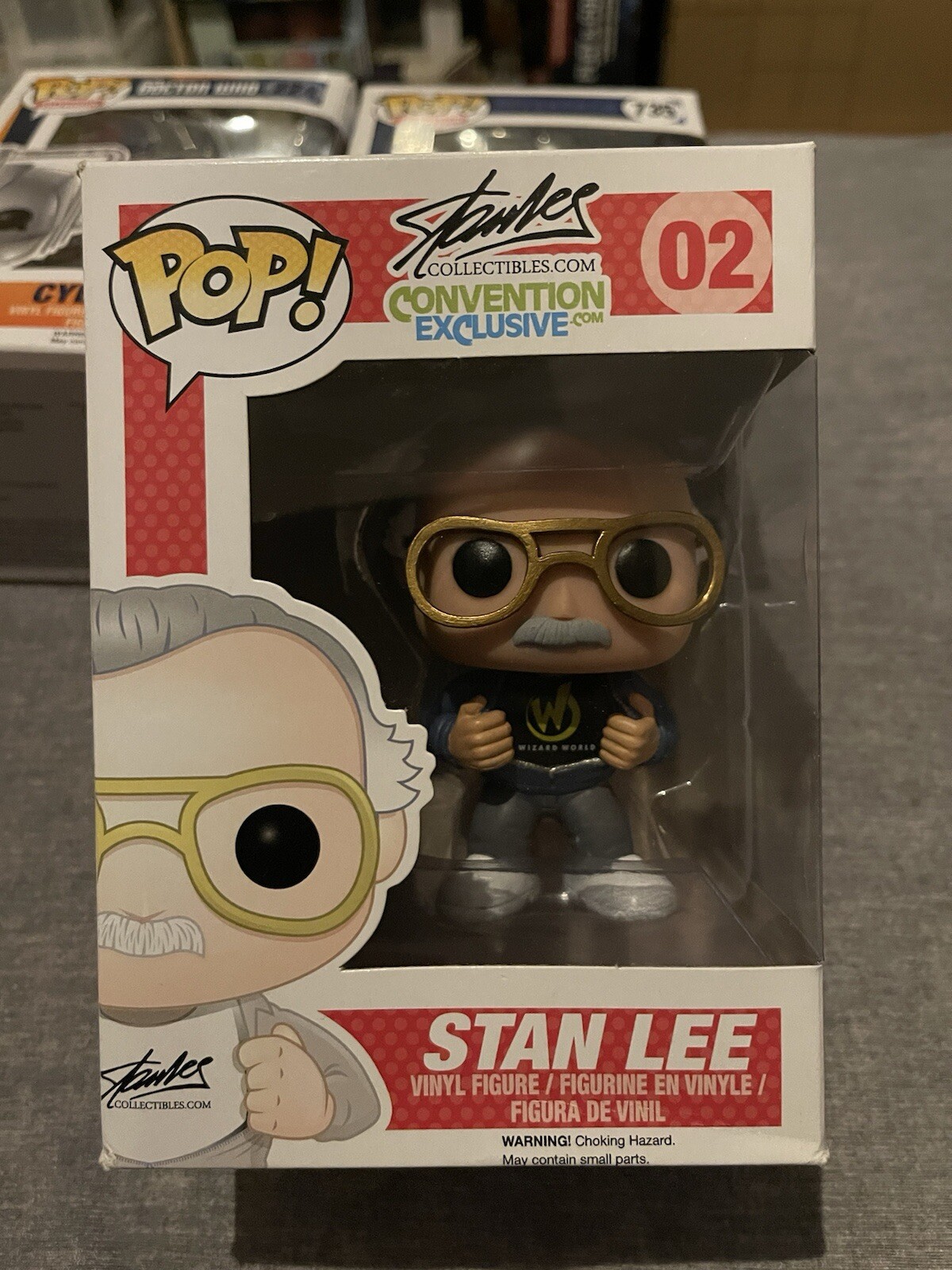 Funko Pop! #02 Stan Lee Fan Expo Logo 2014 Exclusive Wizard